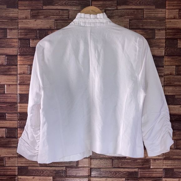 Womens Mason Thomas White Blazer Jacket size 6 - Picture 2 of 10